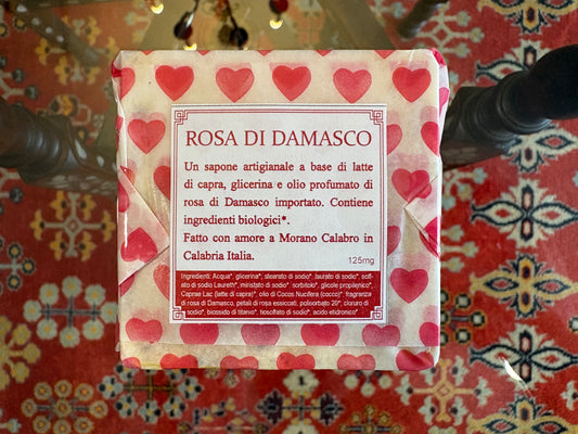 Rosa di Damasco - Sapone al latte di capra
